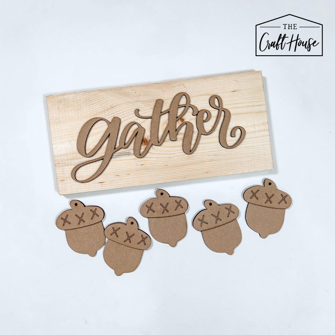 Gather Acorns Blank