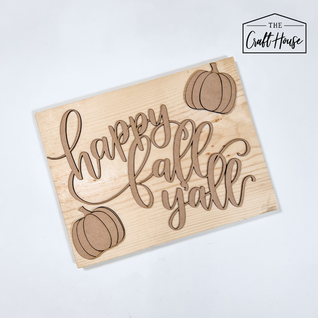 Happy Fall Y'all Blank