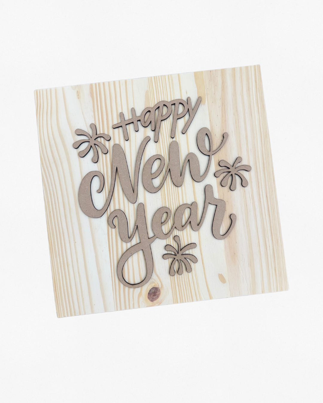 Happy New Year Porch Post Sign