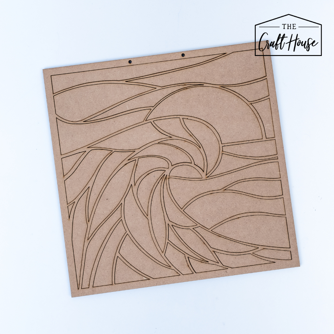 Ocean "Stained Glass" Blank
