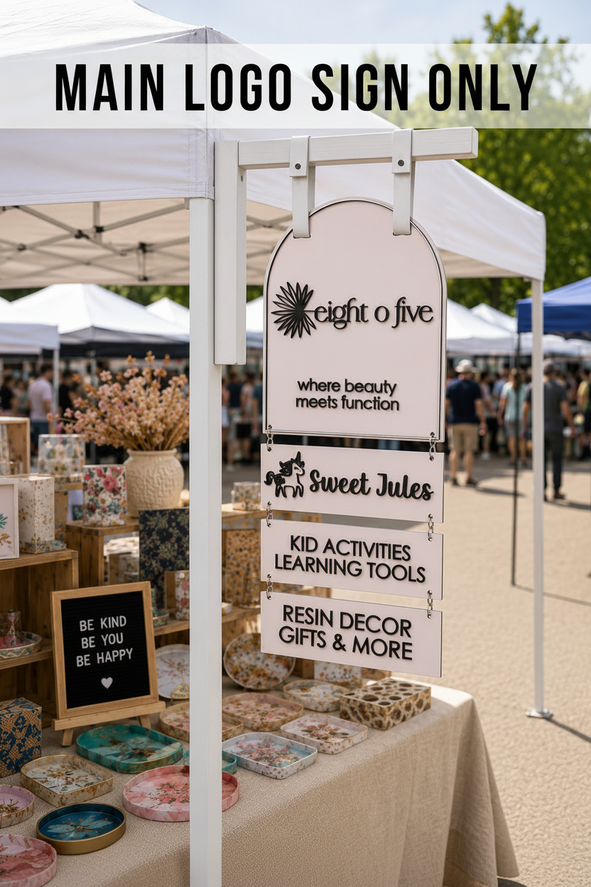 Tent Signs: Logo Sign