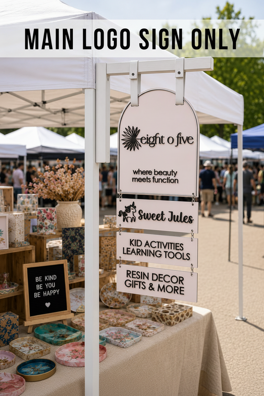 Tent Signs: Logo Sign