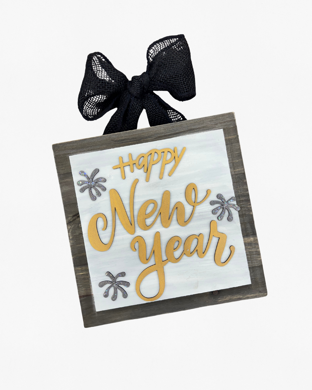 Happy New Year Porch Post Sign