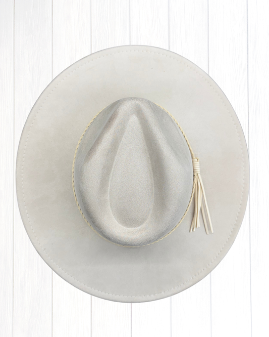 IVORY Wide Brim Hat