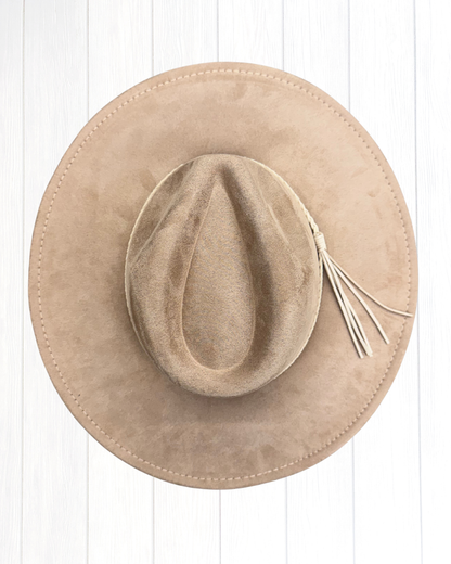 KHAKI Wide Brim Hat
