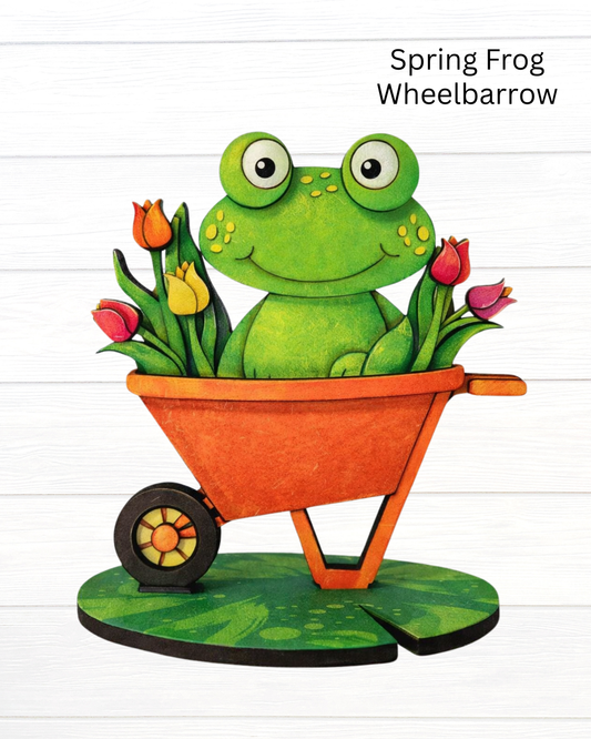 Spring Frog - Wheelbarrow