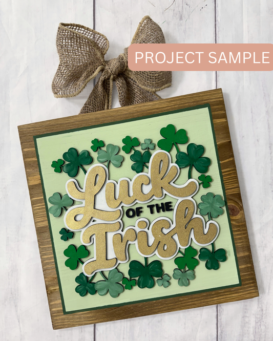 Luck of the Irish Porch Post Sign