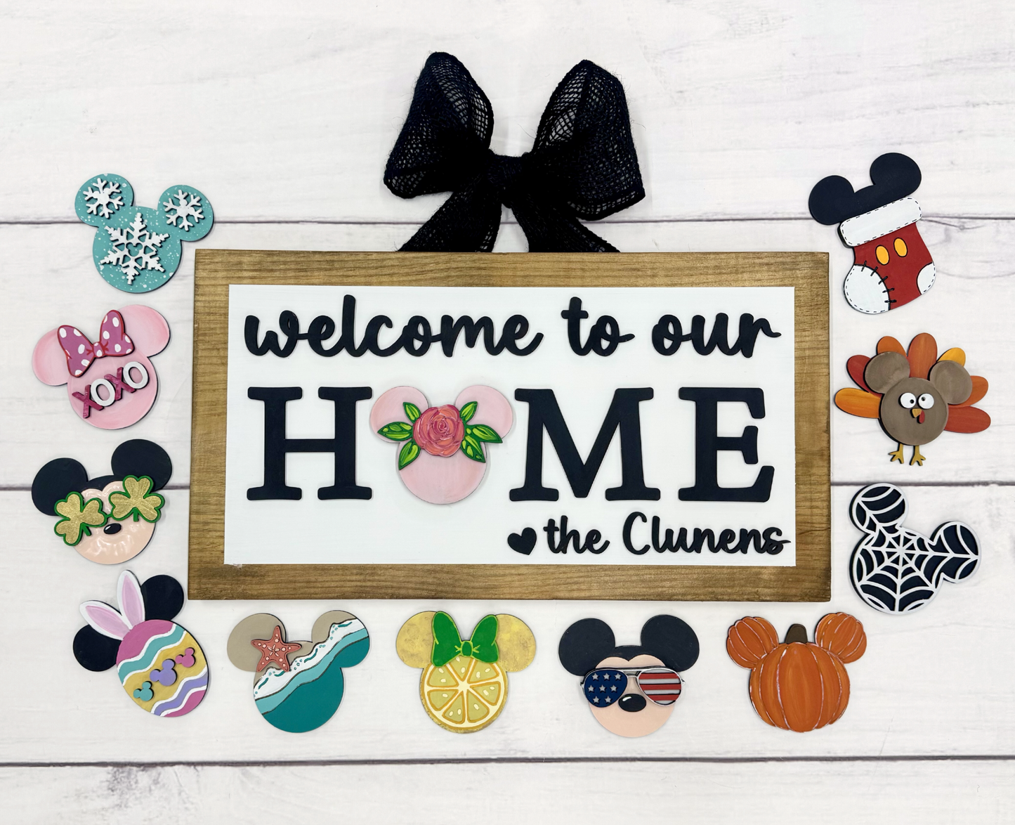 Interchangeable Mouse Ears Sign