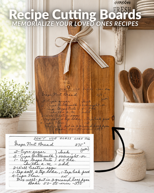 Recipe Cutting Board